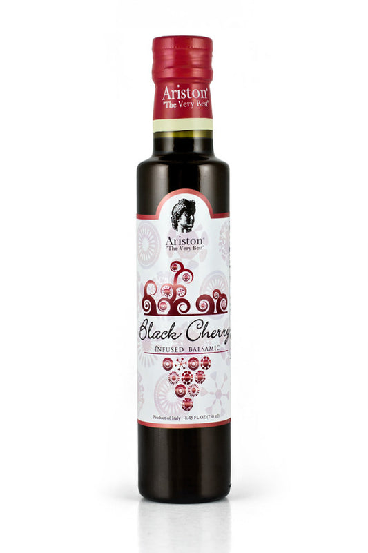 Ariston Black Cherry Infused Sweet Premium Balsamic Vinegar 8.45 fl oz (250 ml)
