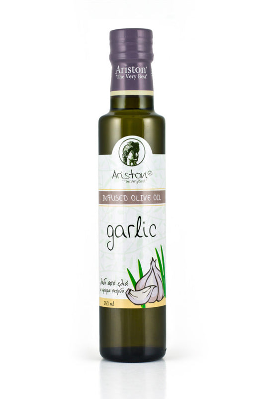 Ariston Garlic Infused Extra Virgin Olive Oil 8.45 fl oz (250 ml)