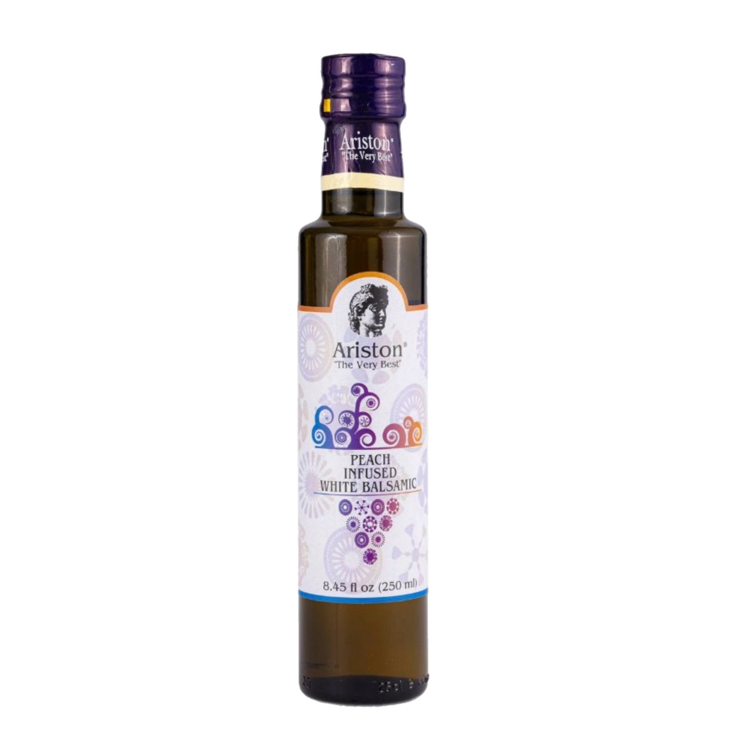Ariston Peach Infused White Balsamic Vinegar 8.45 fl oz (250 ml)