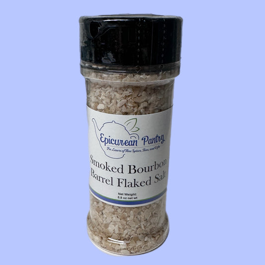 Smoked Bourbon Barrel Flaked Salt - 5.8 oz jar