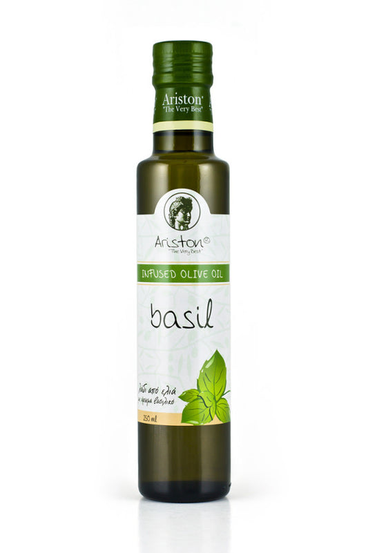 Ariston Basil Infused Extra Virgin Olive Oil 8.45 fl oz (250 ml)